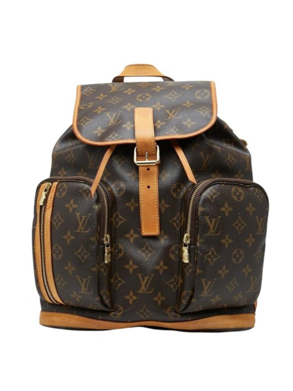 Louis Vuitton Monogram Sac a Dos Bosphore Backpack Brown Leather
